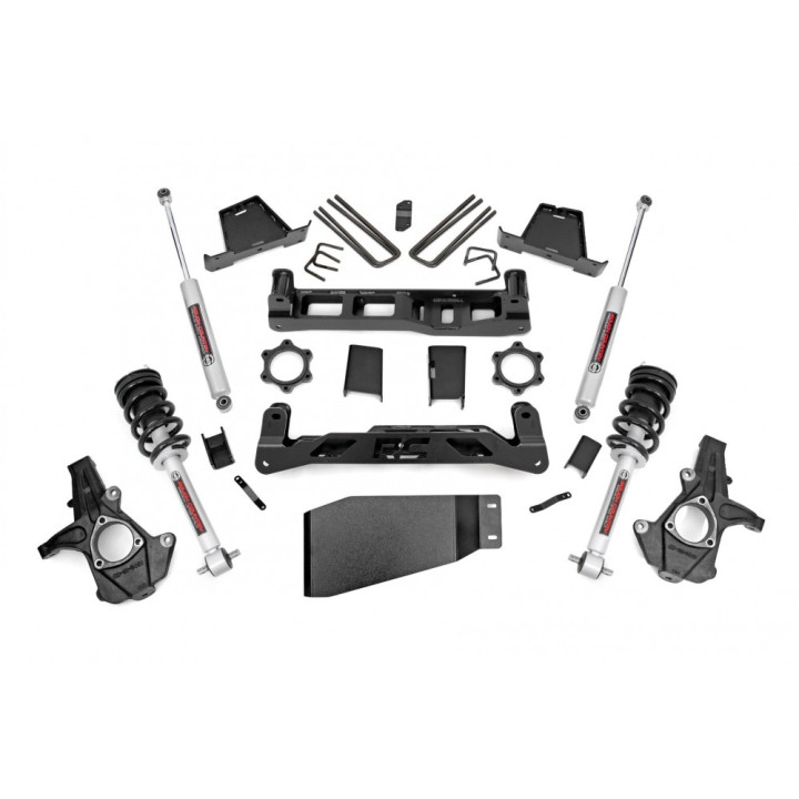 Kit de Ridicare, Rough Country N3 Lift 6 Inch, Chevrolet Silverado 1500 2007 - 2013, GMC Sierra 1500 2007 - 2013 - EDK.ro