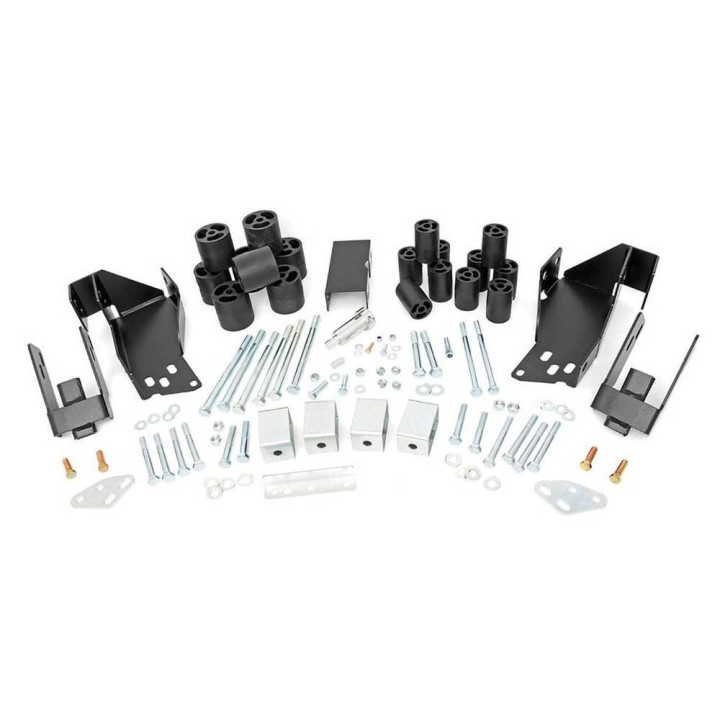 Body Lift, Rough Country Lift 3 Inch, Chevrolet Silverado 1500 / GMC Sierra 1500 2007 - 2013 - EDK.ro