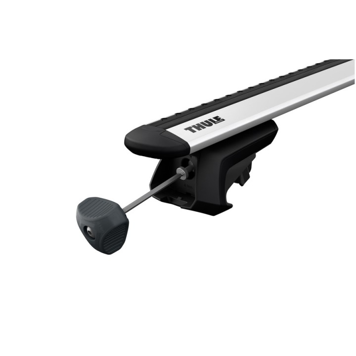 Roof Bars Thule Evo Raised Rail ProBar Silver Hyundai ix55 5-Door SUV 2008 - Present - EDK.ro