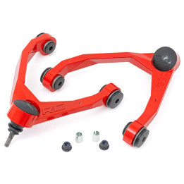 Upper Control Arm Kit Red, Rough Country Lift 2.5-3.5 Inch, Chevrolet Silverado 1500 2007 - 2019, Chevrolet Suburban 2007 - 2020