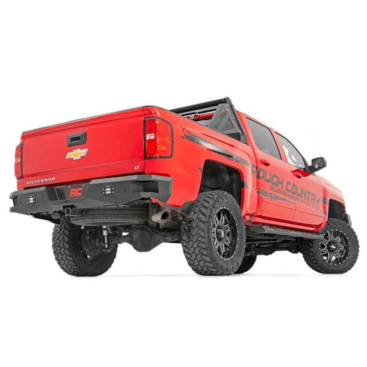 Rear Protection Bar, Rough Country with LED Lights, Chevrolet Silverado 1500 / GMC Sierra 1500 2007 - 2019 - EDK.ro