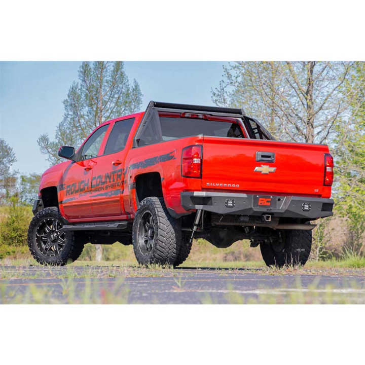 Rear Protection Bar, Rough Country with LED Lights, Chevrolet Silverado 1500 / GMC Sierra 1500 2007 - 2019 - EDK.ro