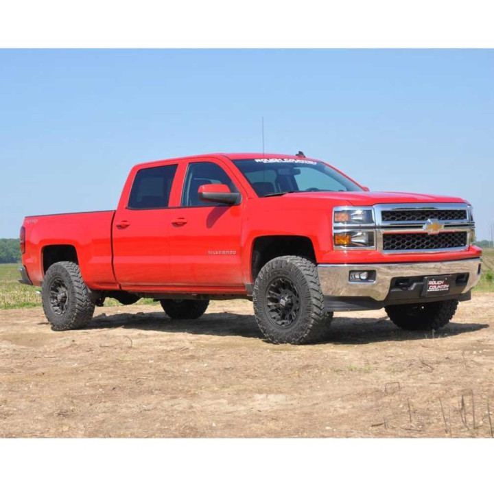 Leveling Lift Kit, Rough Country Lift 2.5 Inch, Chevrolet Silverado 1500 / GMC Sierra 1500 2007 - 2019 - EDK.ro