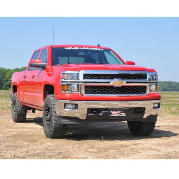 Leveling Lift Kit, Rough Country Lift 2.5 Inch, Chevrolet Silverado 1500 / GMC Sierra 1500 2007 - 2019 - EDK.ro