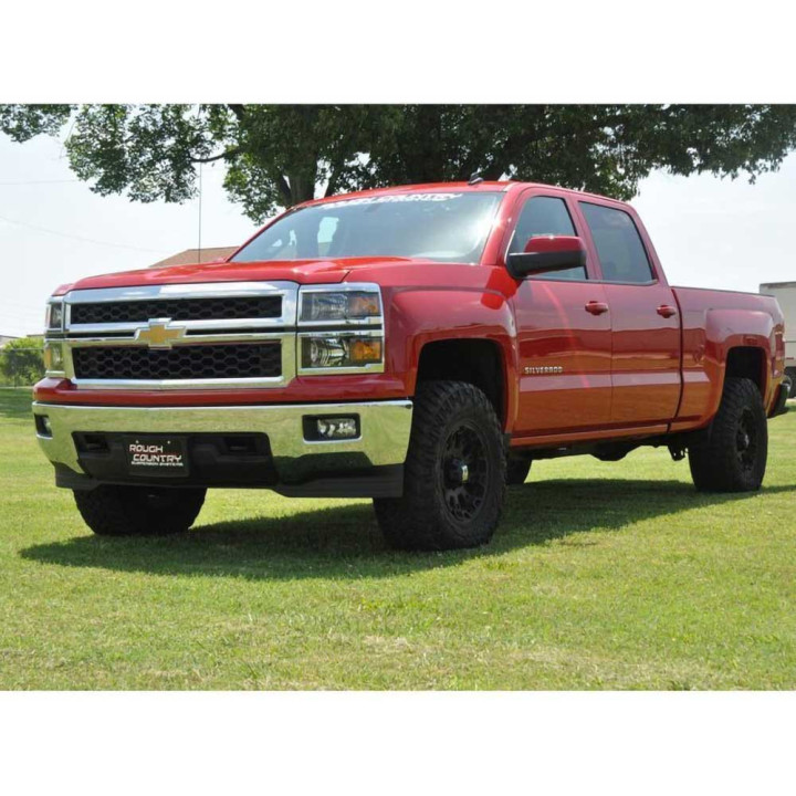 Leveling Lift Kit, Rough Country Lift 2.5 Inch, Chevrolet Silverado 1500 2007 - 2019, GMC Sierra 1500 2007 - 2018 - EDK.ro