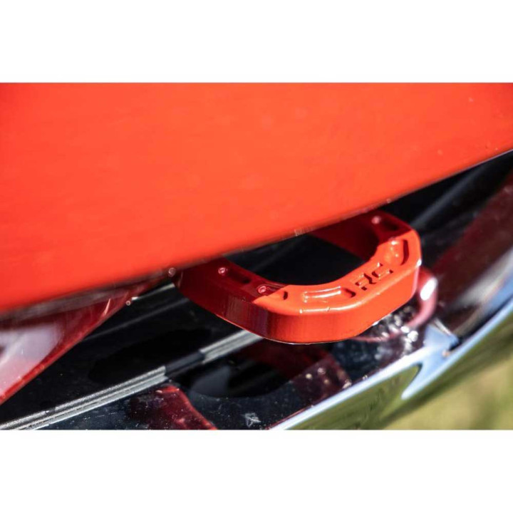 Front Tow Hooks Red, Rough Country, Chevrolet Silverado 1500 2014 - 2019 - EDK.ro