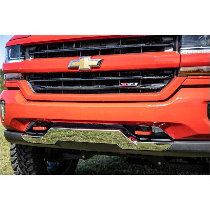 Front Tow Hooks Red, Rough Country, Chevrolet Silverado 1500 2014 - 2019 - EDK.ro
