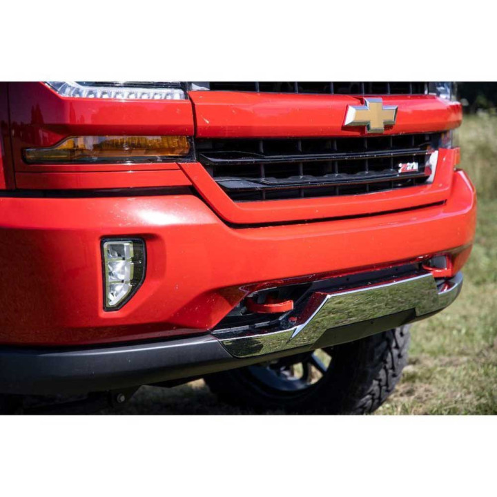 Front Tow Hooks Red, Rough Country, Chevrolet Silverado 1500 2014 - 2019 - EDK.ro