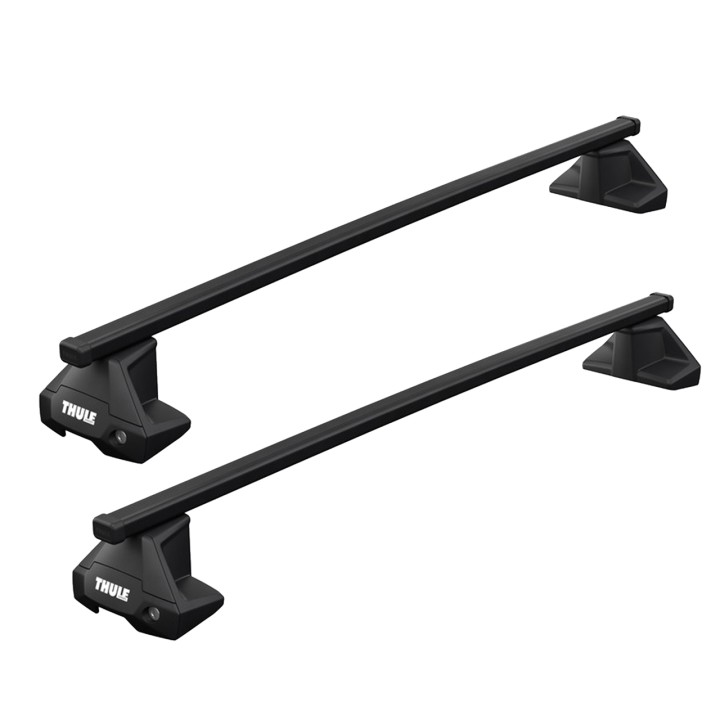 Bare transversale Thule Evo Clamp SquareBar 135 cm Negru Hyundai Tucson 5 uși SUV 2015 - 2020 - EDK.ro