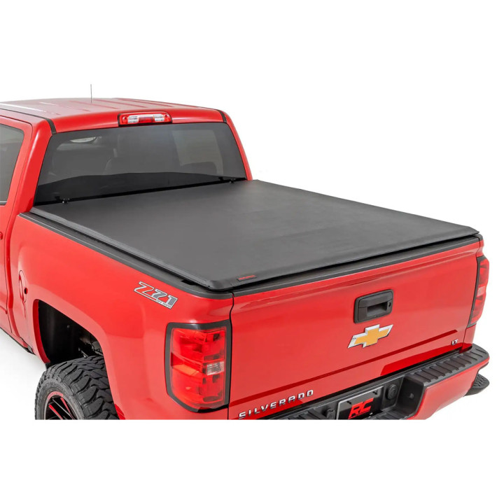 Soft Top Tonneau Bed Cover, Rough Country Roll, Chevrolet Colorado / GMC Canyon Bed Length 6.7 Feet 2014 - 2054 - EDK.ro