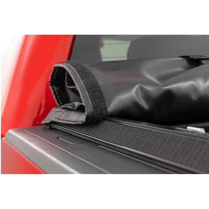 Soft Top Tonneau Bed Cover, Rough Country Roll, Chevrolet Silverado 1500 / GMC Sierra 1500 Bed Length 6.7 Feet 2014 - Present - EDK.ro