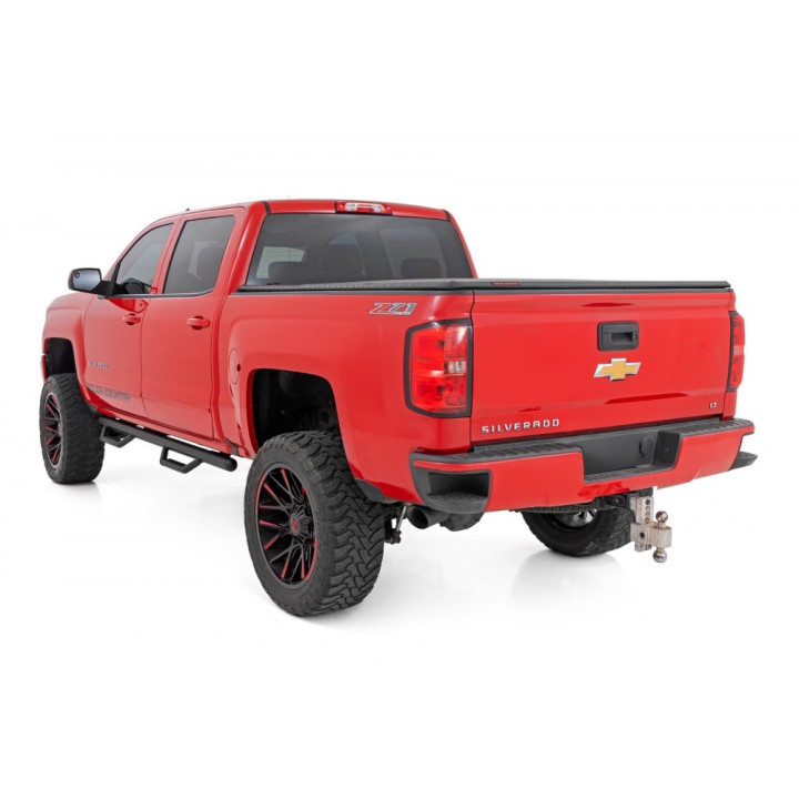 Praguri Laterale, Rough Country Nerf Step, Chevrolet Silverado 1500 / GMC Sierra 1500 2014 - 2019 - EDK.ro