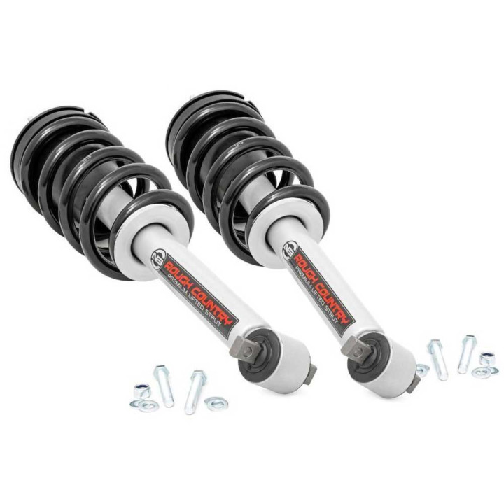 Amortizoare Față Reglabile în Stil, Rough Country N3 Premium Lift 6 Inch, Chevrolet Silverado 1500 2014 - 2019, GMC Sierra 1500 