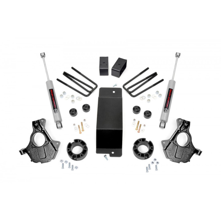 Kit de Ridicare, Rough Country Lift 3.5 Inch, Chevrolet Silverado 1500 2014 - 2019, GMC Sierra 1500 2014 - 2018 - EDK.ro