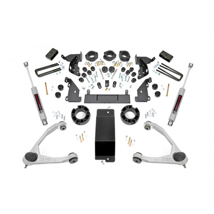 Lift Kit, Rough Country Lift 4.75 Inch, Chevrolet Silverado 1500 / GMC Sierra 1500 2014 - 2019 - EDK.ro