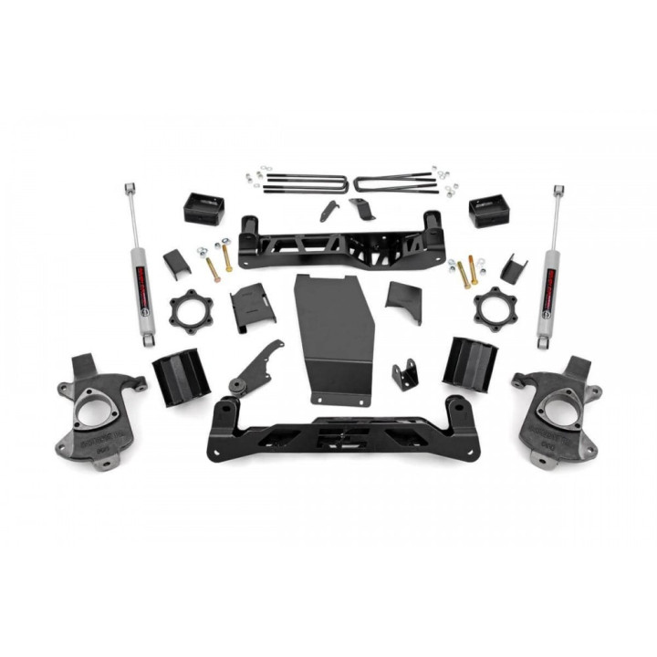 Kit de Ridicare, Rough Country Lift 5 Inch, Chevrolet Silverado 1500 2014 - 2019, GMC Sierra 1500 2014 - 2018 - EDK.ro