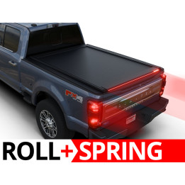 Spring Assisted Roll Top Tonneau Bed Cover, Tessera 4x4 Roll+, Ford F-250 Bed Length 6.7 Feet 2023 - Present - EDK.ro