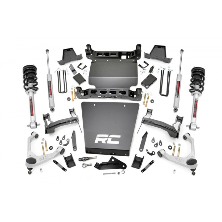 Kit de Ridicare, Rough Country N3 Lift 7 Inch, Chevrolet Silverado 1500 2014 - 2019, GMC Sierra 1500 2014 - 2018 - EDK.ro