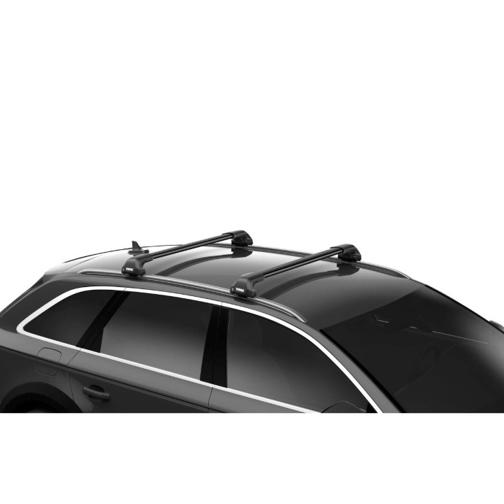 Roof Bars Thule Edge Clamp WingBar Edge Black Kia Soul (Mk. III) 5-Door Hatchback 2019 - Present - EDK.ro