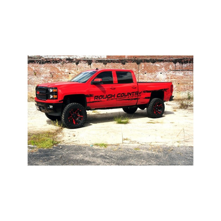 Lift Kit, Rough Country N3 Lift 7 Inch, Chevrolet Silverado 1500 2014 - 2019, GMC Sierra 1500 2014 - 2018 - EDK.ro