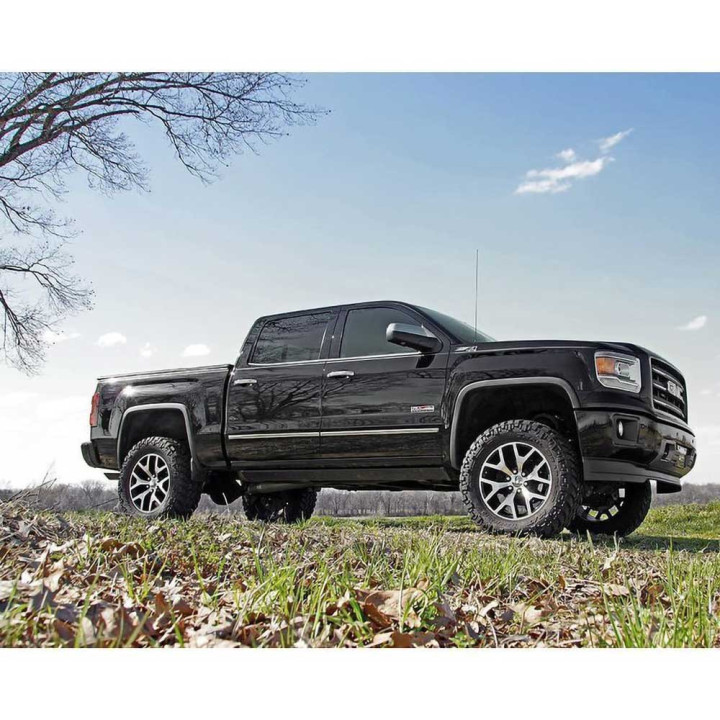 Suspension Lift Kit for Cast Steel Control Arms, Rough Country Lift 6 Inch, Chevrolet Silverado 1500 2014 - 2019, GMC Sierra 150
