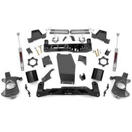 Kit Suspensie de Ridicare, Rough Country Lift 6 Inch, Chevrolet Silverado 1500 2014 - 2019, GMC Sierra 1500 2014 - 2018 - EDK.ro