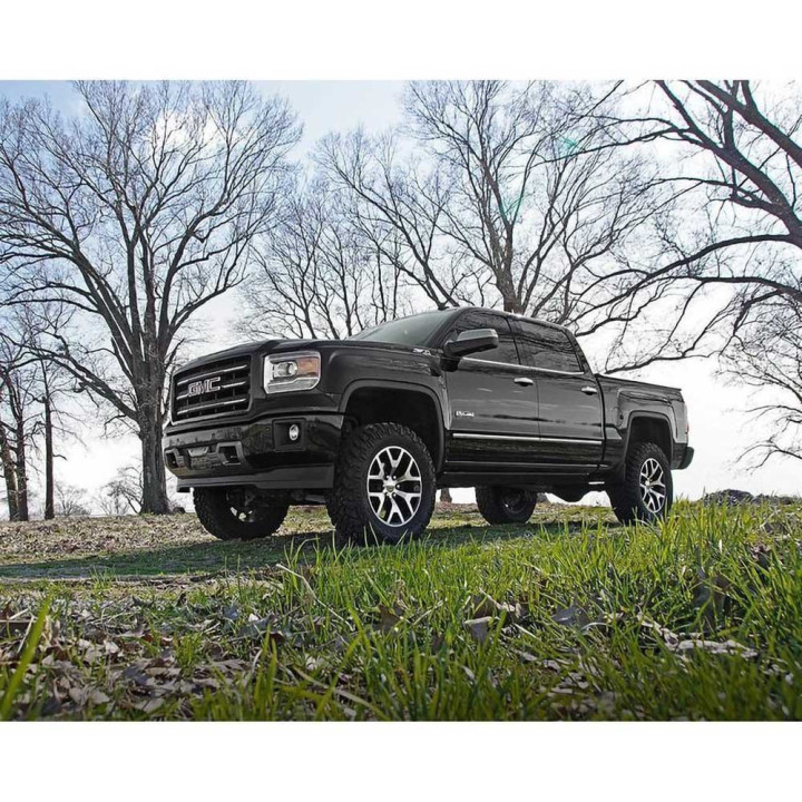 Suspension Lift Kit, Rough Country Lift 6 Inch, Chevrolet Silverado 1500 / GMC Sierra 1500 2014 - 2019 - EDK.ro