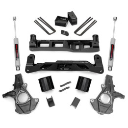 Kit Suspensie de Ridicare, Rough Country N3 2WD Lift 5 Inch, Chevrolet Silverado 1500 2014 - 2019, GMC Sierra 1500 2014 - 2018 -