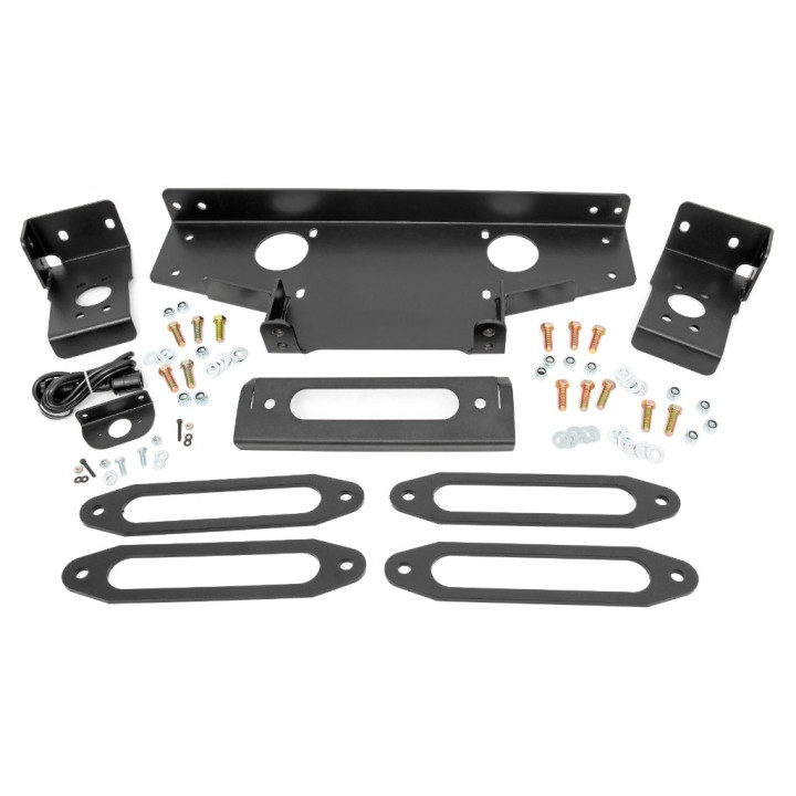 Hidden Winch Mounting Plate, Rough Country, Chevrolet Silverado 1500 / GMC Sierra 1500 2014 - 2019 - EDK.ro