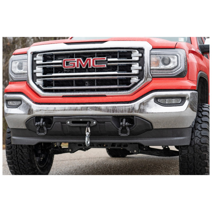 Hidden Winch Mounting Plate, Rough Country, Chevrolet Silverado 1500 2014 - 2019, GMC Sierra 1500 2014 - 2018 - EDK.ro