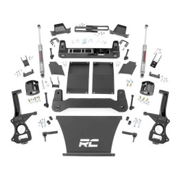 Suspension Lift Kit, Rough Country Diesel Lift 6 Inch, Chevrolet Silverado 1500 2019 - 2024 - EDK.ro