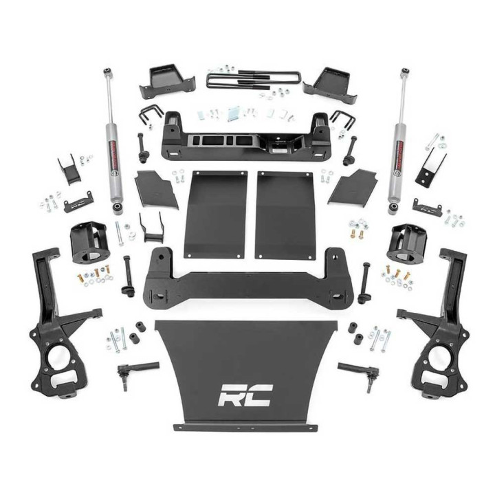 Kit Suspensie de Ridicare, Rough Country Diesel Lift 6 Inch, Chevrolet Silverado 1500 2019 - 2024 - EDK.ro