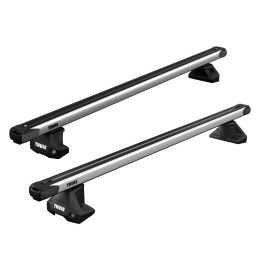 Bare transversale Thule Evo Clamp SlideBar Argintiu Land Rover Range Rover Evoque 5 uși SUV 2019 - Prezent - EDK.ro