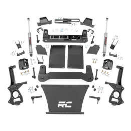Suspension Lift Kit, Rough Country Lift 4 Inch, Chevrolet Silverado 1500 / GMC Sierra 1500 2019 - 2024 - EDK.ro