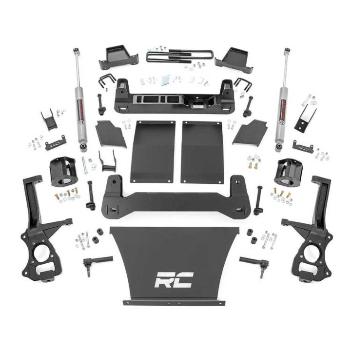 Kit Suspensie de Ridicare, Rough Country Lift 4 Inch, Chevrolet Silverado 1500 2019 - 2024, GMC Sierra 1500 2019 - 2024 - EDK.ro