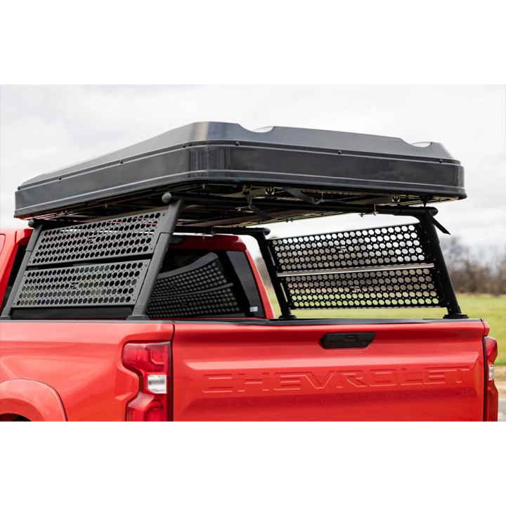 Bed Rack System with Molle Panel, Rough Country, Chevrolet Silverado 1500 2019 - Present - EDK.ro