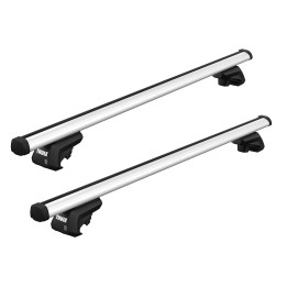 Bare transversale Thule Evo Raised Rail ProBar Argintiu Land Rover Range Rover 5 uși SUV 1995 - 2001 - EDK.ro