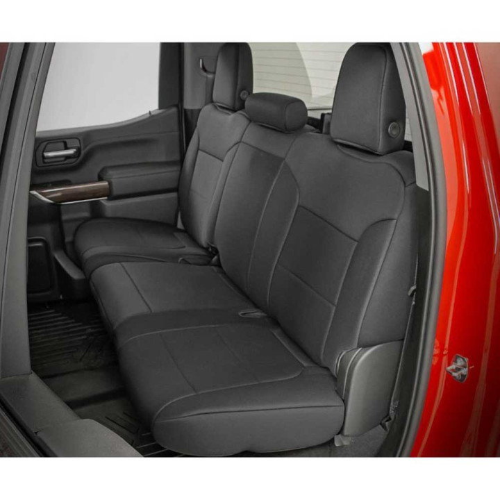 Set Huse Scaun Neopren Negru, Rough Country, Chevrolet Silverado 1500 2019 - Prezent - EDK.ro