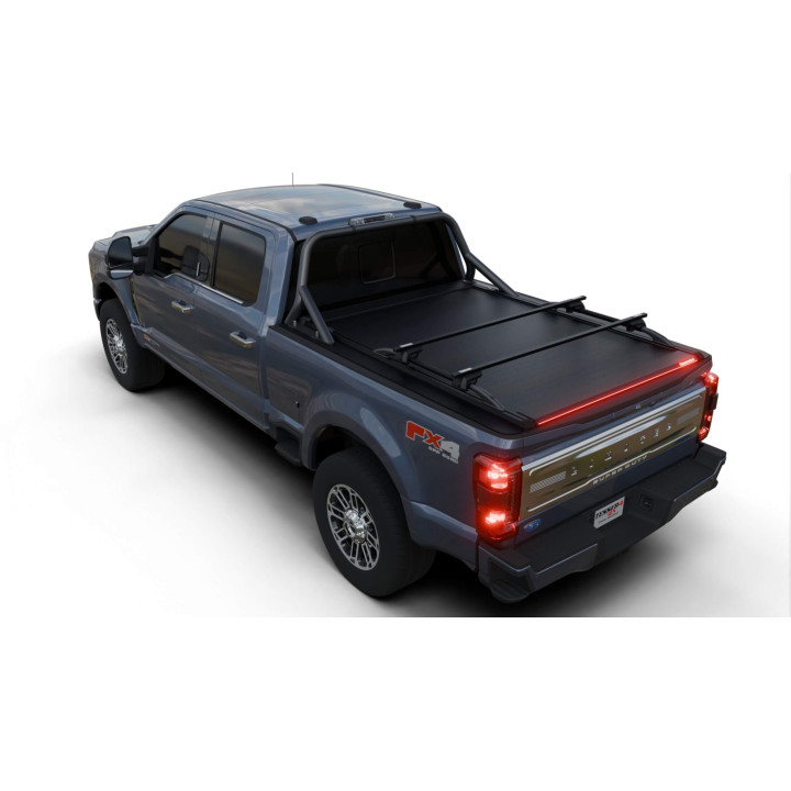 Spring Assisted Roll Top Tonneau Bed Cover, Tessera 4x4 Roll+, Ford F-250 Bed Length 8.0 Feet 2023 - Present - EDK.ro