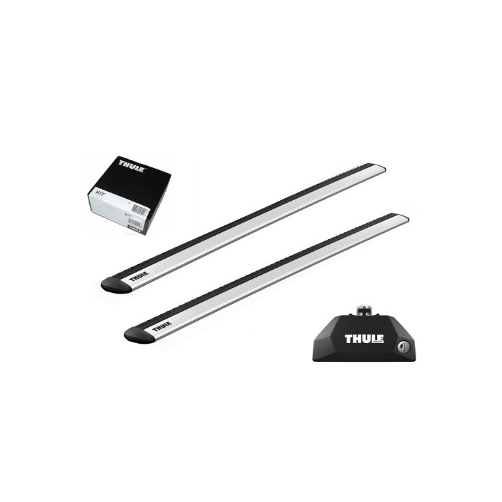 Roof Bars Thule Evo Flush Rail WingBar Evo Silver Lexus RX (AL30) 5-Door SUV 2023 - Present - EDK.ro
