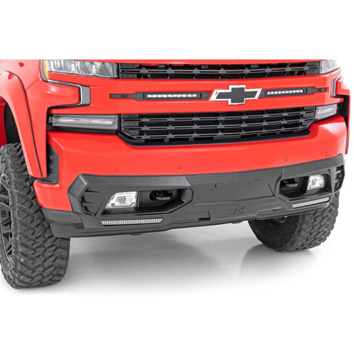 Bullbar Off-Road, Rough Country cu Lumini LED, Chevrolet Silverado 1500 2019 - Prezent - EDK.ro