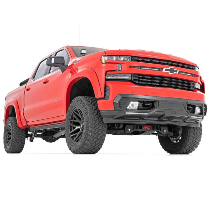 Bullbar Off-Road, Rough Country cu Lumini LED, Chevrolet Silverado 1500 2019 - Prezent - EDK.ro