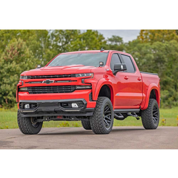 Bullbar Off-Road, Rough Country cu Lumini LED, Chevrolet Silverado 1500 2019 - Prezent - EDK.ro