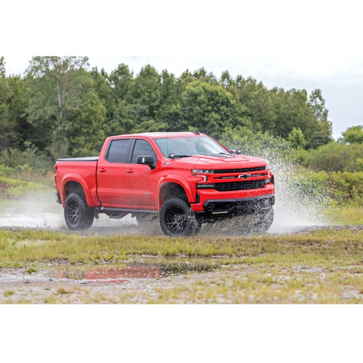 Bullbar Off-Road, Rough Country cu Lumini LED, Chevrolet Silverado 1500 2019 - Prezent - EDK.ro