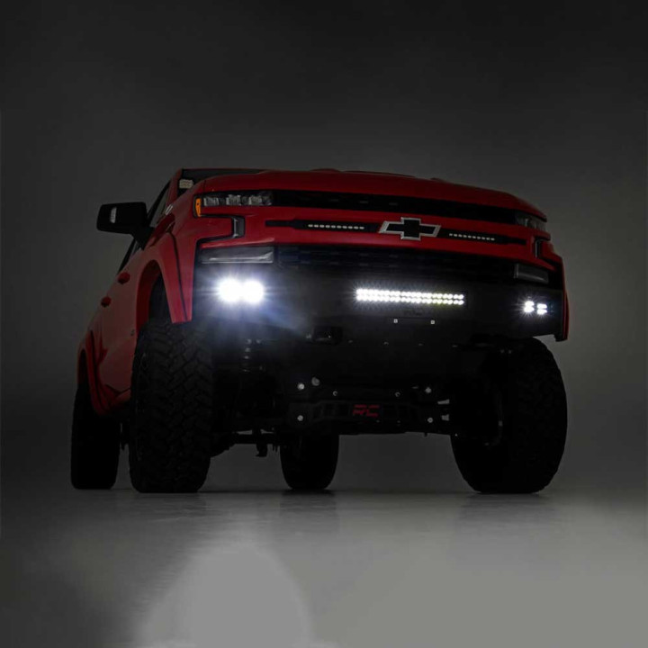 Off-Road Bullbar, Rough Country, Chevrolet Silverado 1500 2019 - Present - EDK.ro