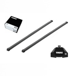 Bare transversale Thule Evo Fixpoint SquareBar Negru Mazda CX-60 5 uși SUV 2022 - Prezent - EDK.ro