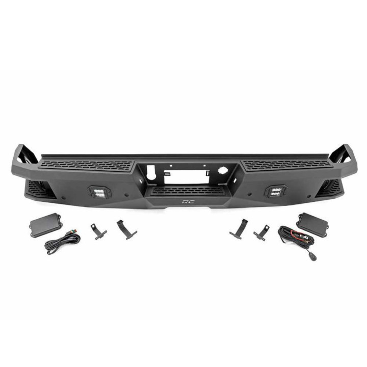 Bară de Protecție Spate, Rough Country cu Lumini LED, Chevrolet Silverado 1500 2019 - Prezent - EDK.ro