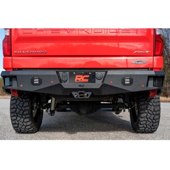 Rear Protection Bar, Rough Country with LED Lights, Chevrolet Silverado 1500 2019 - Present - EDK.ro