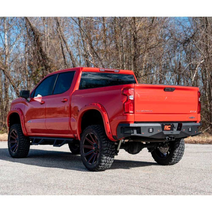Bară de Protecție Spate, Rough Country cu Lumini LED, Chevrolet Silverado 1500 2019 - Prezent - EDK.ro