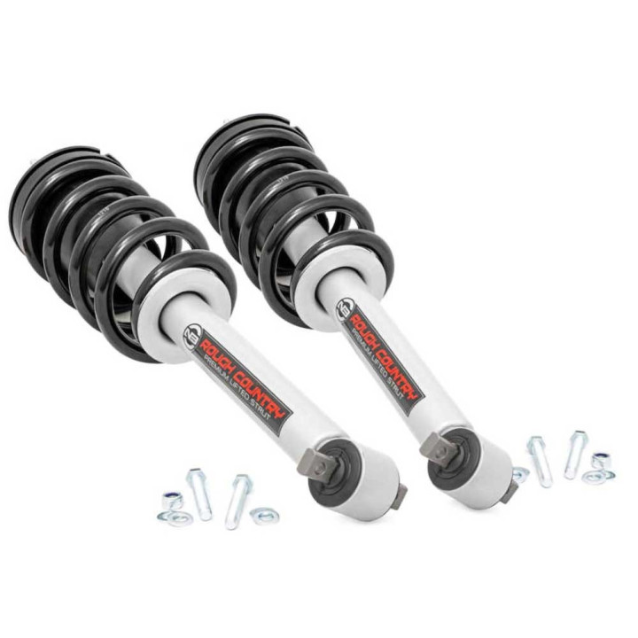Front Coilover Struts, Rough Country N3 Premium Lift 6 Inch, Chevrolet Silverado 1500 2019 - Present - EDK.ro